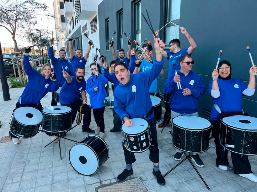 Actividades del grupo Tymbals